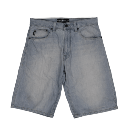 Ecko Unltd Light Blue Denim Shorts 32 in 100 Cotton Vintage Style