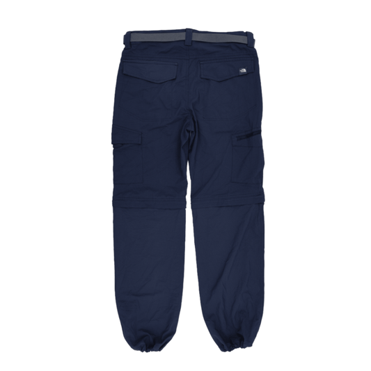The North Face Navy Cargo Trousers Small Nylon Outdoor Hiking 77 cm Inseam