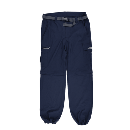 The North Face Navy Cargo Trousers Small Nylon Outdoor Hiking 77 cm Inseam
