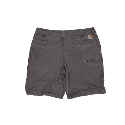 Carhartt Relaxed Fit Work Shorts Grey Size 38 100 Percent Cotton Vintage
