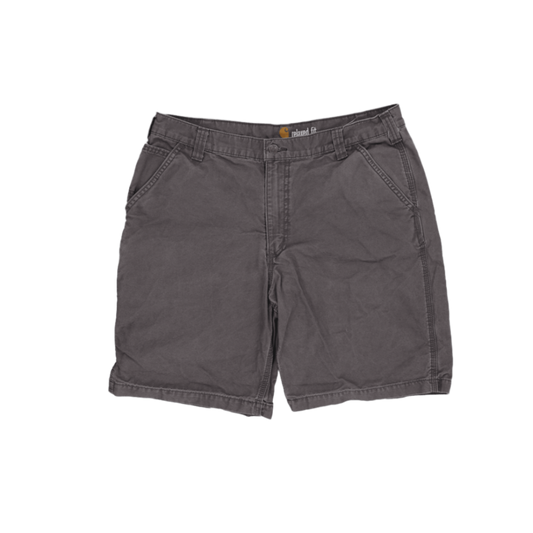Carhartt Relaxed Fit Work Shorts Grey Size 38 100 Percent Cotton Vintage