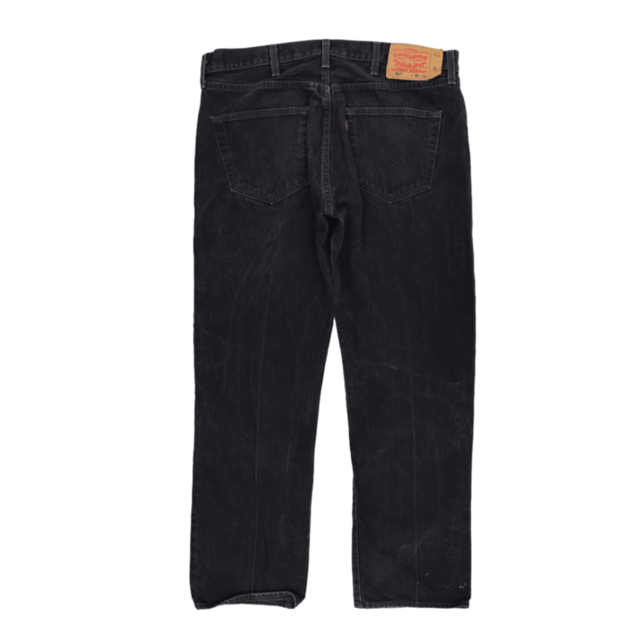 Levi's 501 Original Black Jeans W38 L32 Cotton Straight Leg Vintage