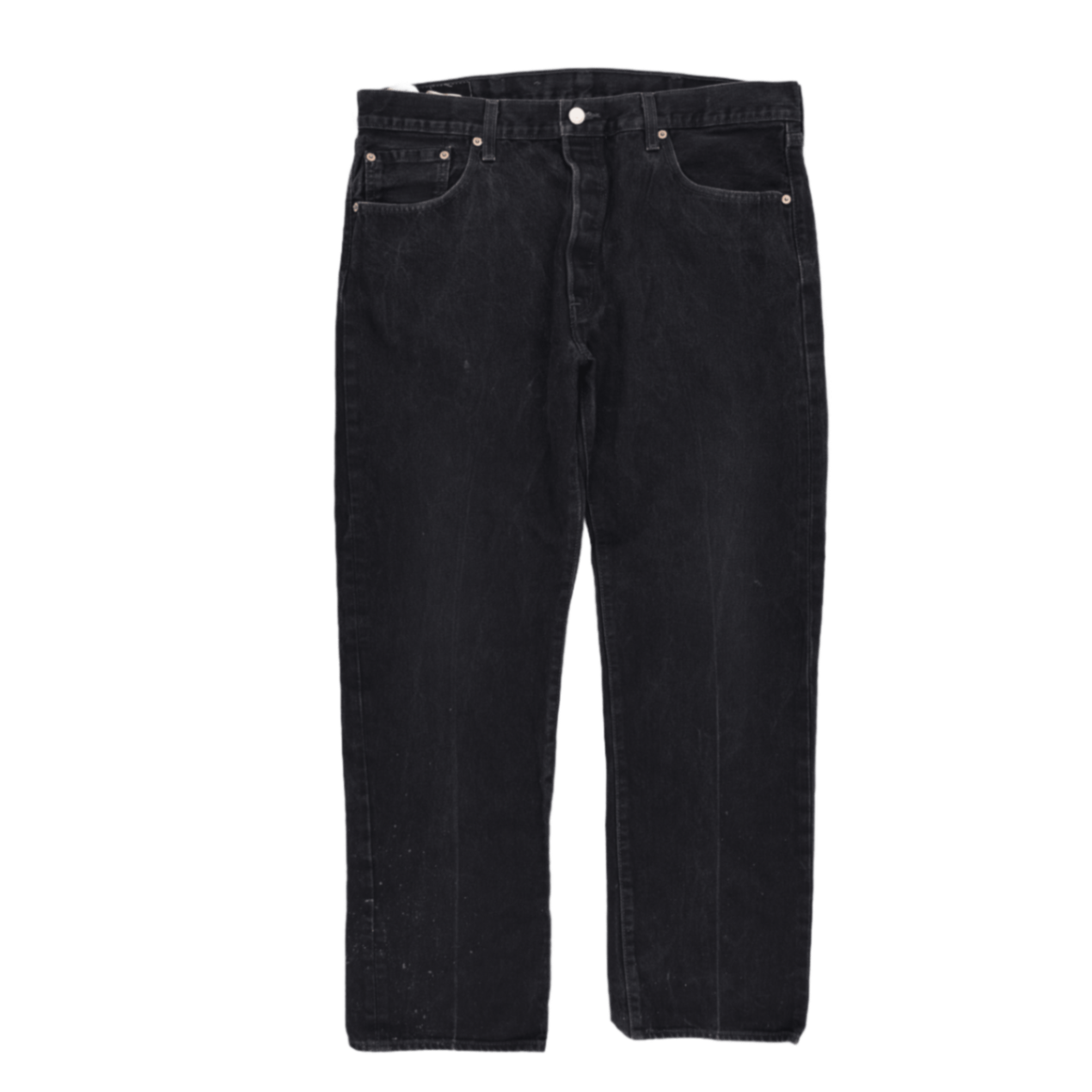 Levi's 501 Original Black Jeans W38 L32 Cotton Straight Leg Vintage