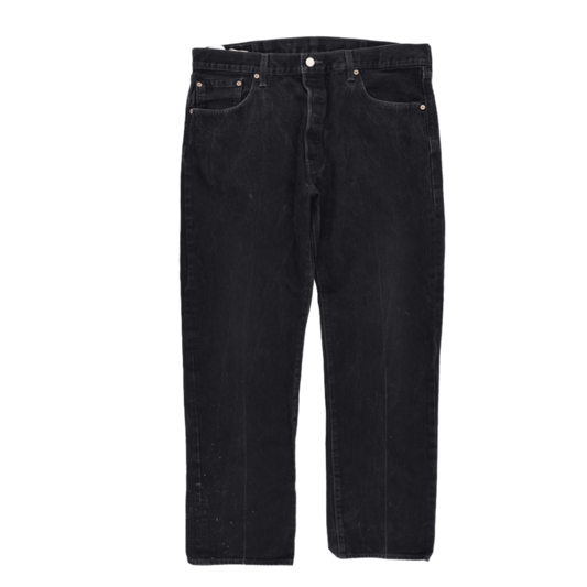 Levi's 501 Original Black Jeans W38 L32 Cotton Straight Leg Vintage