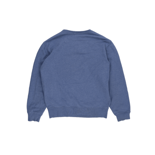 Polo Ralph Lauren Blue Crew Neck Sweatshirt Men Medium Cotton Blend