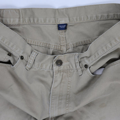 Ralph Lauren Chino Trousers Beige 36W 32 In Cotton Mens
