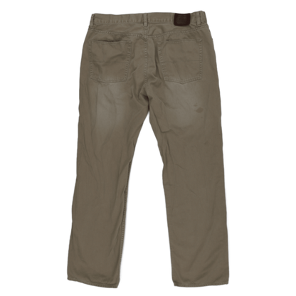 Ralph Lauren Chino Trousers Beige 36W 32 In Cotton Mens