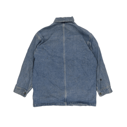 Lauren Ralph Lauren Vintage Denim Utility Jacket Light Blue Small 100% Cotton