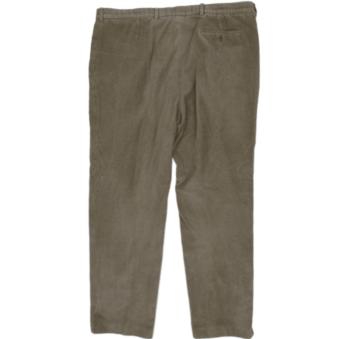 Burberry Men's Beige Corduroy Trousers Size 56 40 Inch Waist 32 Inch Inseam Tailored Fit