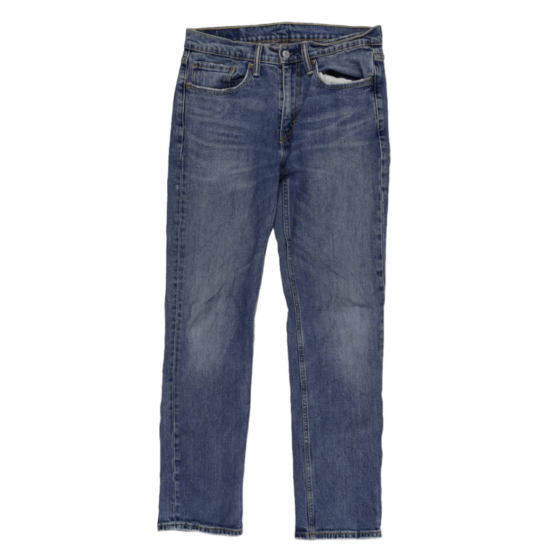 Levi's 514 Straight Fit Blue Jeans W31 L32 Cotton Denim Vintage