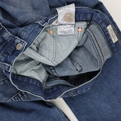 Levi's 502 Regular Taper Blue Jeans W33 L32 Cotton Mens