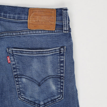 Levi's 502 Regular Taper Blue Jeans W33 L32 Cotton Mens