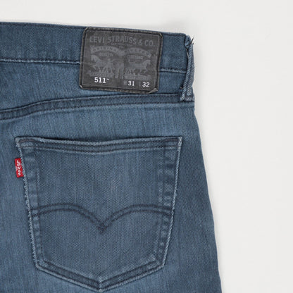 Levi's 511 Slim Fit Blue Jeans W31 L32 Cotton Stretch Denim
