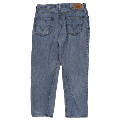 Levi's 550 Relaxed Fit Blue Denim Jeans W38 L32 100 Cotton Vintage