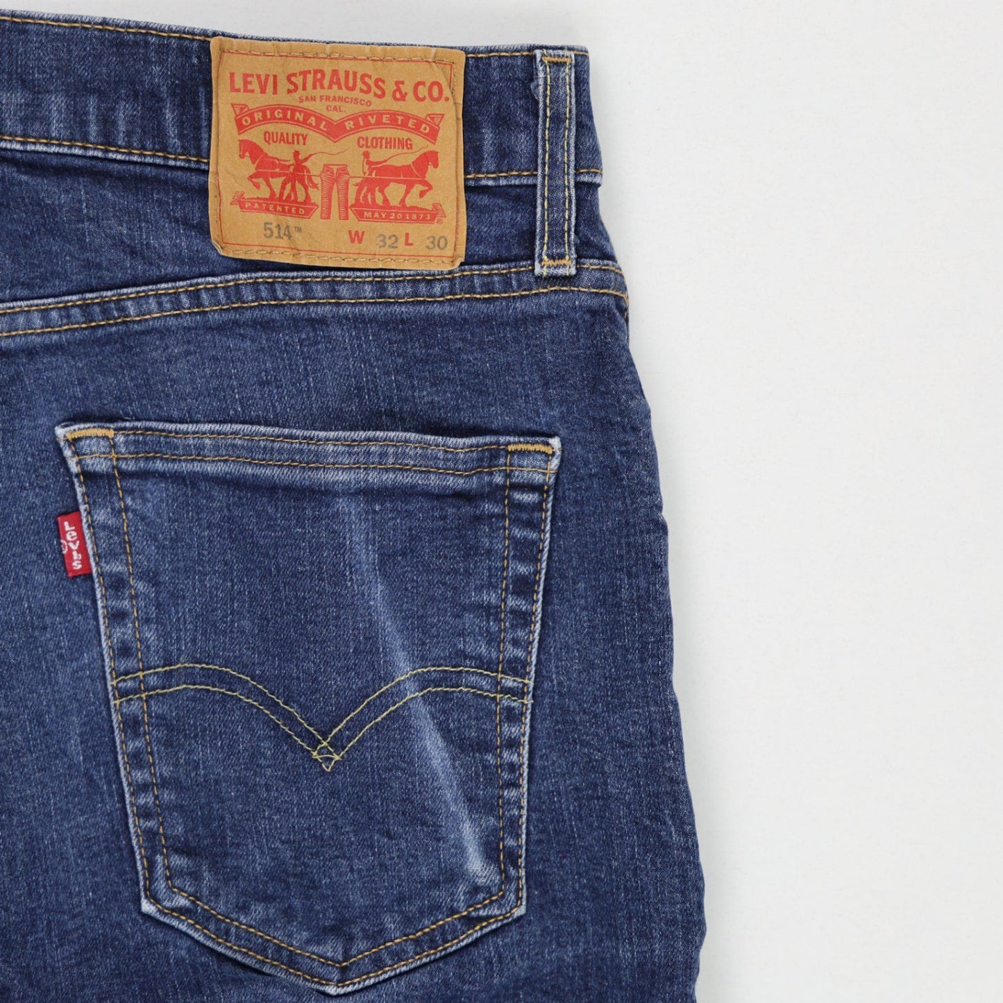 Levi's 514 Straight Fit Jeans Blue 32W x 30L Denim