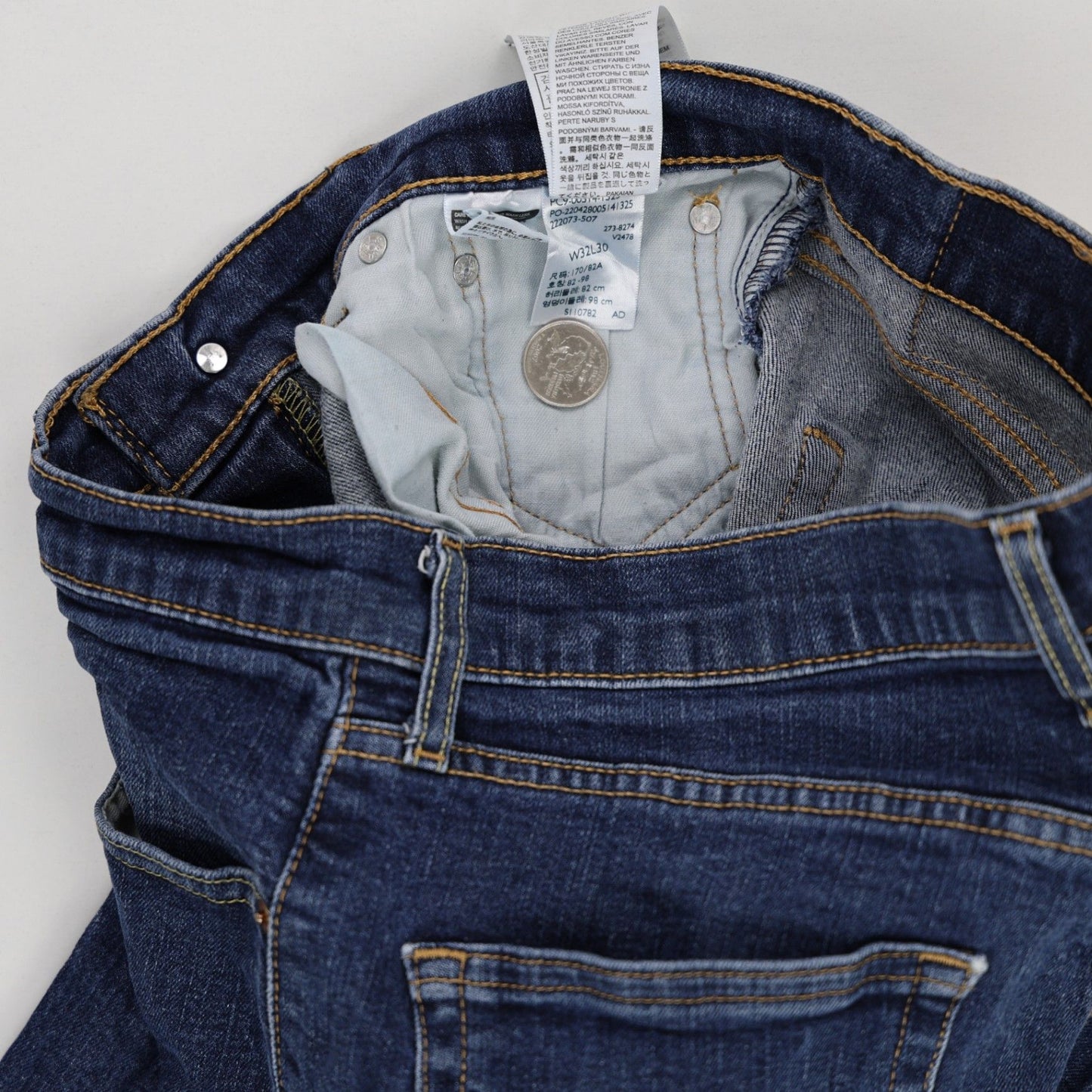 Levi's 514 Straight Fit Jeans Blue 32W x 30L Denim