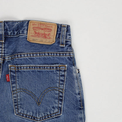 Levi's 550 Vintage Blue Jeans W27 L28 Cotton Straight Leg