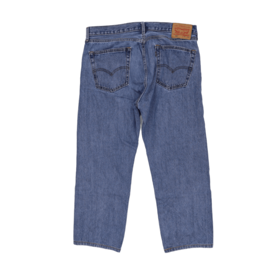 Levi's 505 Regular Fit Blue Denim Jeans W36 L29 Cotton Vintage