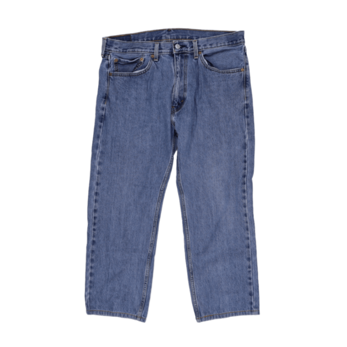 Levi's 505 Regular Fit Blue Denim Jeans W36 L29 Cotton Vintage
