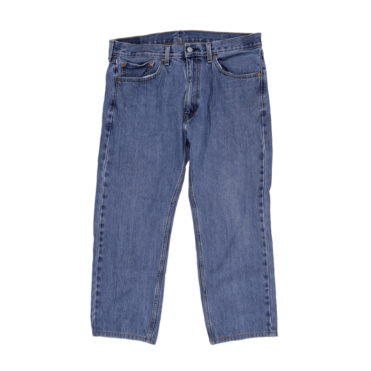 Levi's 505 Regular Fit Blue Denim Jeans W36 L29 Cotton Vintage