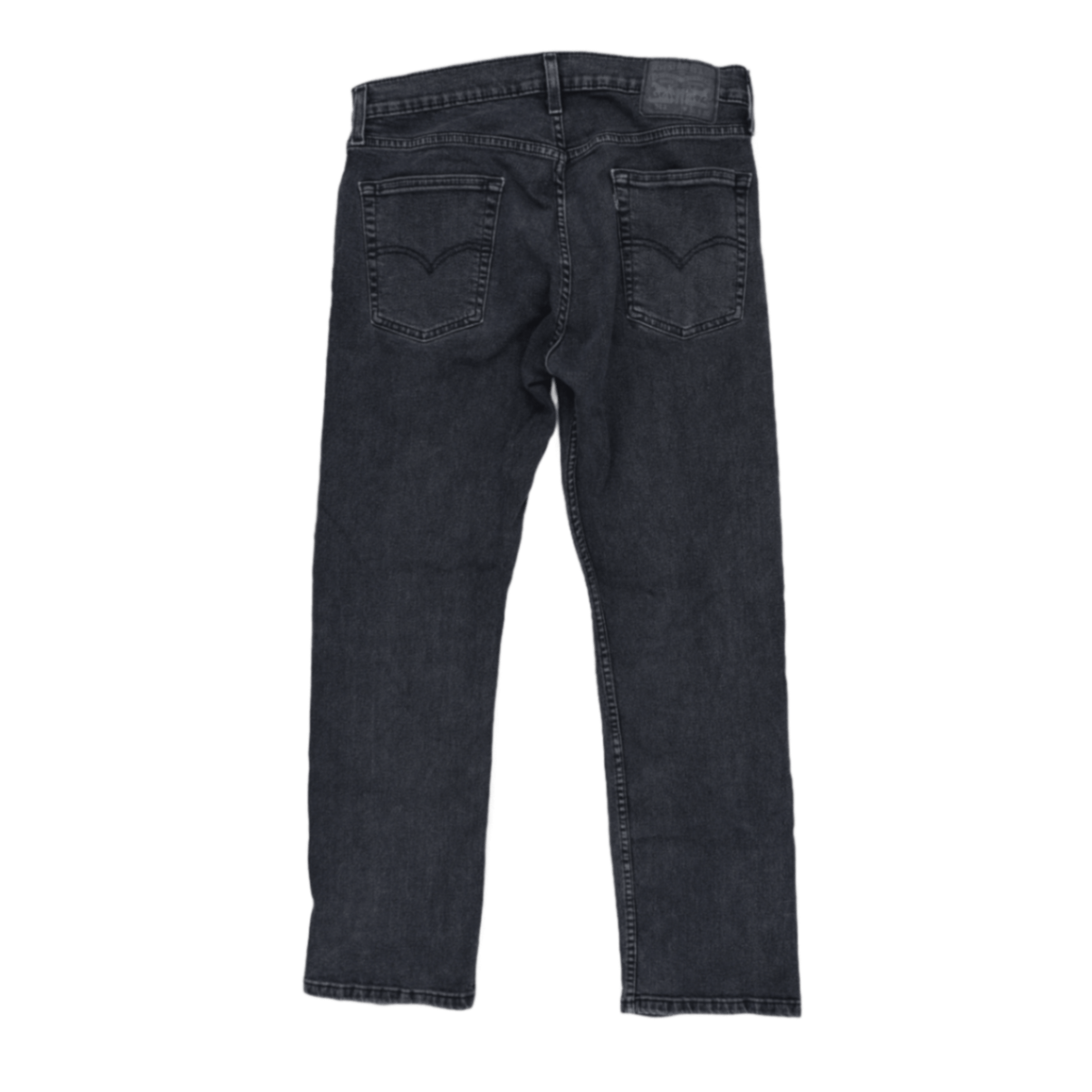 Levi's 513 Slim Straight Jeans Charcoal Black W32 L30 Cotton Blend