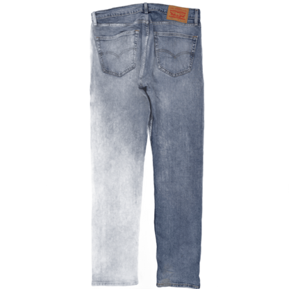 Levi's 505 Straight Leg Jeans Light Blue W32 L34 Cotton Denim