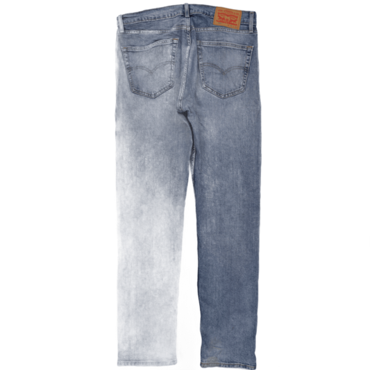 Levi's 505 Straight Leg Jeans Light Blue W32 L34 Cotton Denim