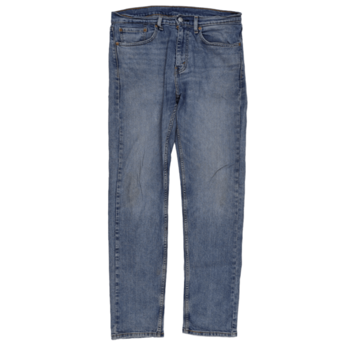 Levi's 505 Straight Leg Jeans Light Blue W32 L34 Cotton Denim
