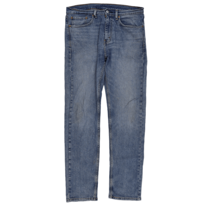 Levi's 505 Straight Leg Jeans Light Blue W32 L34 Cotton Denim