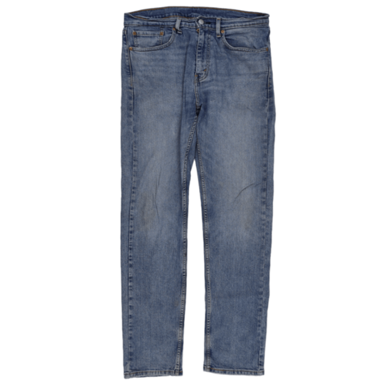 Levi's 505 Straight Leg Jeans Light Blue W32 L34 Cotton Denim