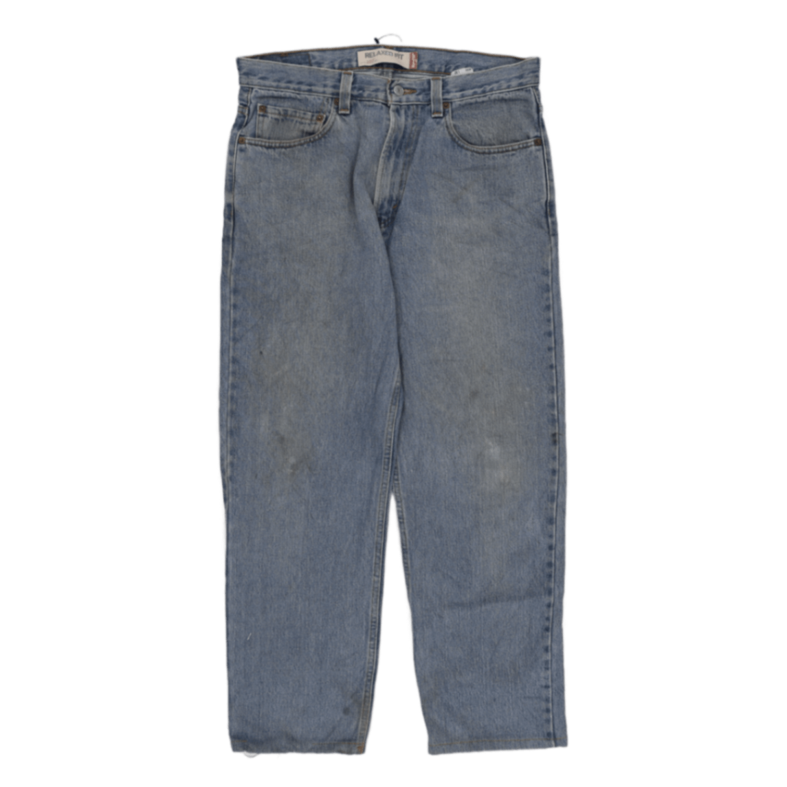Levi's 550 Relaxed Fit Light Blue Jeans W33 L32 Cotton Denim Vintage