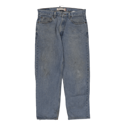 Levi's 550 Relaxed Fit Light Blue Jeans W33 L32 Cotton Denim Vintage