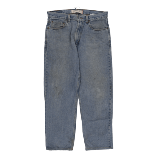 Levi's 550 Relaxed Fit Light Blue Jeans W33 L32 Cotton Denim Vintage