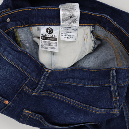 Levi's 502 Taper Fit Blue Denim Jeans W32 L30 Cotton Men's Clothing
