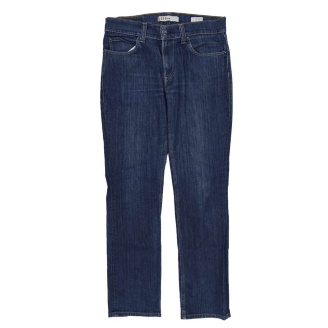 Levi's 511 Slim Fit Jeans Blue W34 L32 Cotton Blend Men's