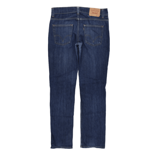 Levi's 511 Slim Fit Jeans Blue W34 L32 Cotton Blend Men's