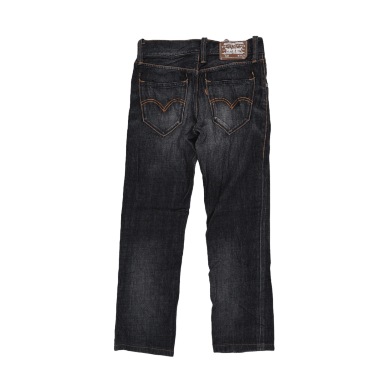 Levi's 511 Slim Fit Jeans Black 29W 32L Cotton Blend