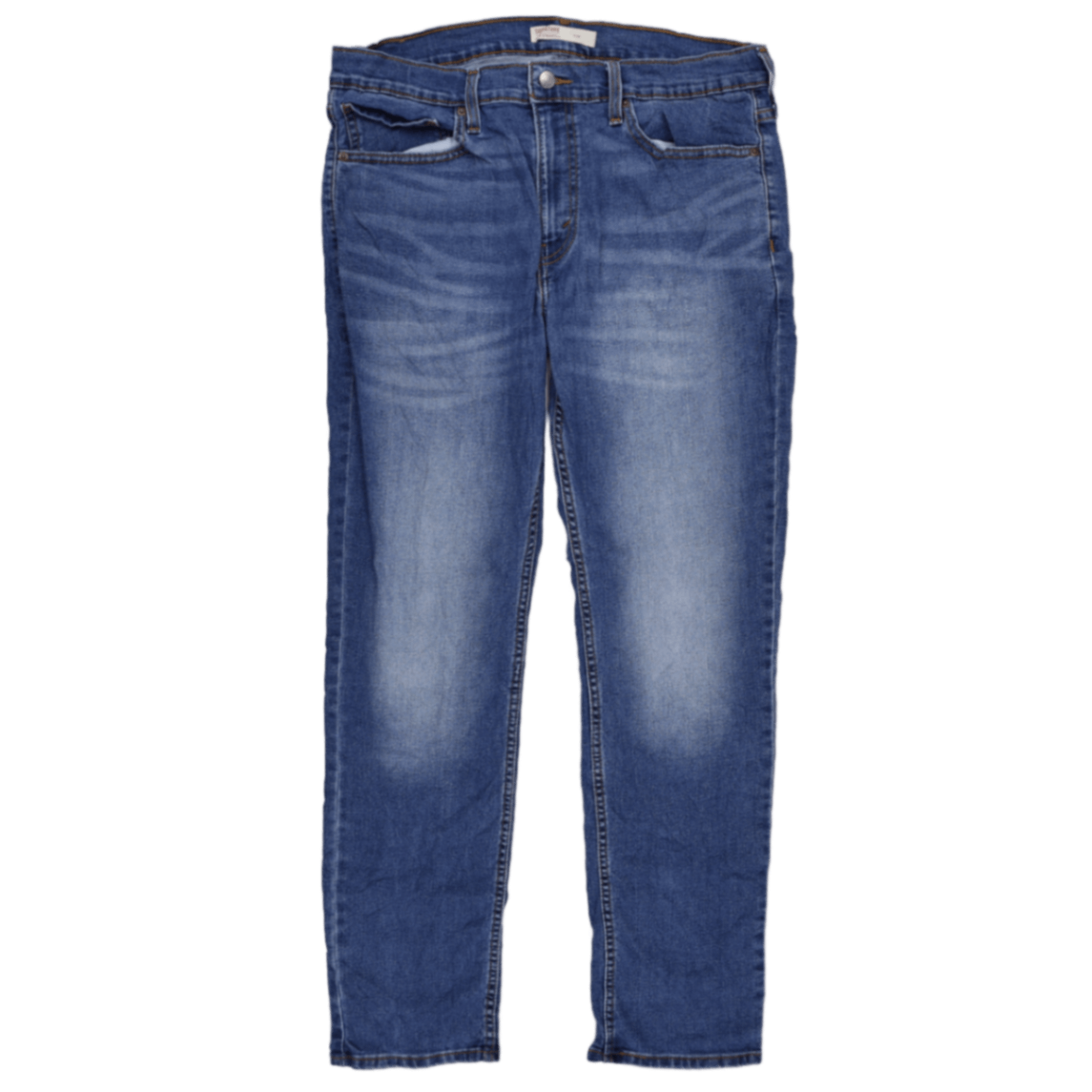 Levi Strauss Signature Men's Blue Regular Fit Jeans W36 L32 Cotton Blend Denim