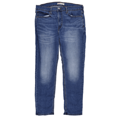 Levi Strauss Signature Men's Blue Regular Fit Jeans W36 L32 Cotton Blend Denim