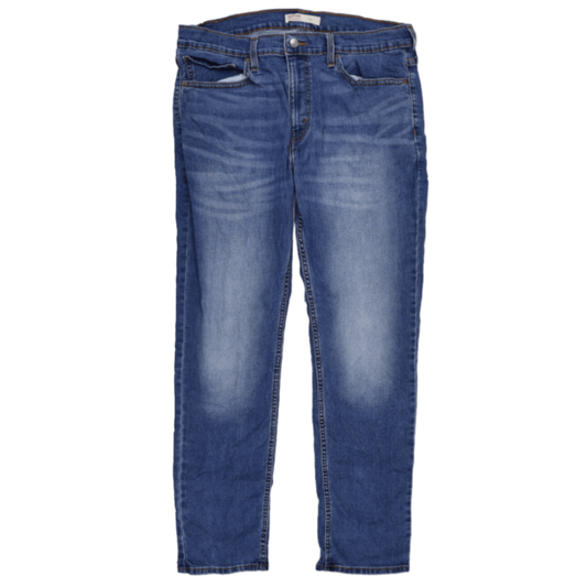 Levi Strauss Signature Men's Blue Regular Fit Jeans W36 L32 Cotton Blend Denim