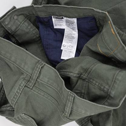 Levi's Workwear Jeans Olive Green W34 L32 Cotton Men's Trousers