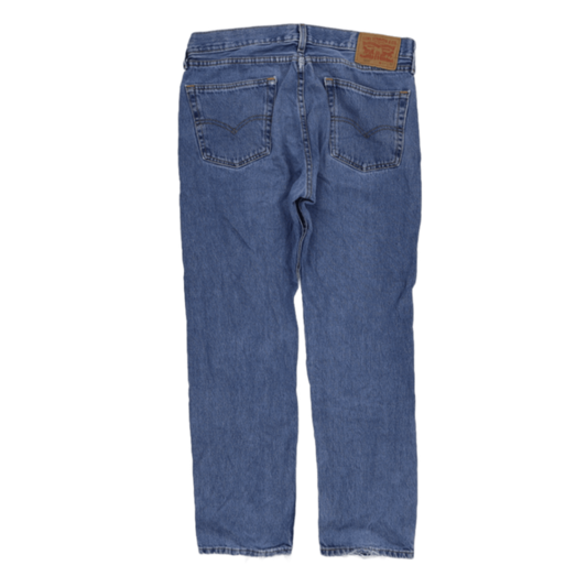 Levi's 505 Regular Fit Blue Denim Jeans W33 L30 Cotton Vintage