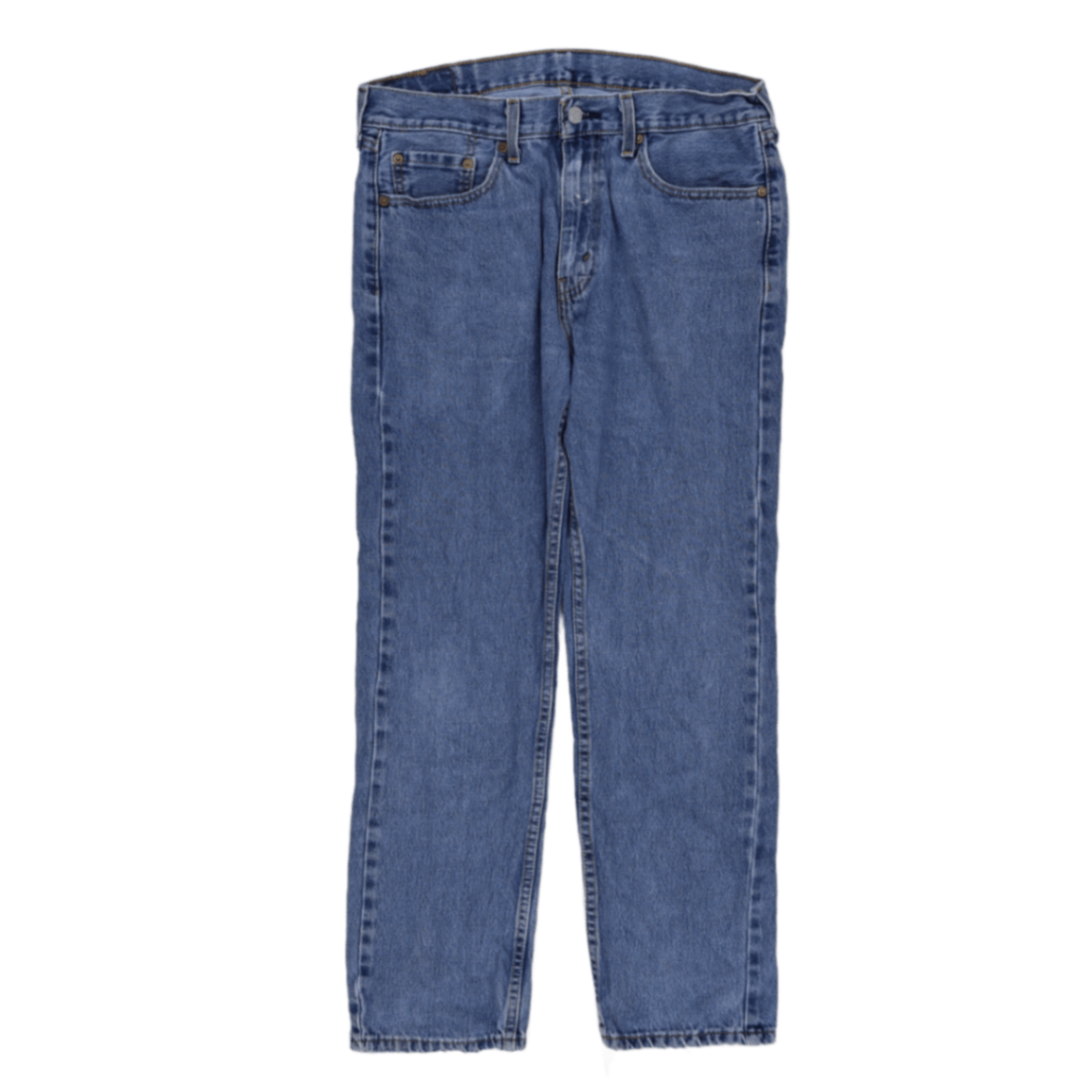 Levi's 505 Regular Fit Blue Denim Jeans W33 L30 Cotton Vintage