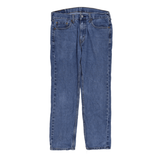 Levi's 505 Regular Fit Blue Denim Jeans W33 L30 Cotton Vintage