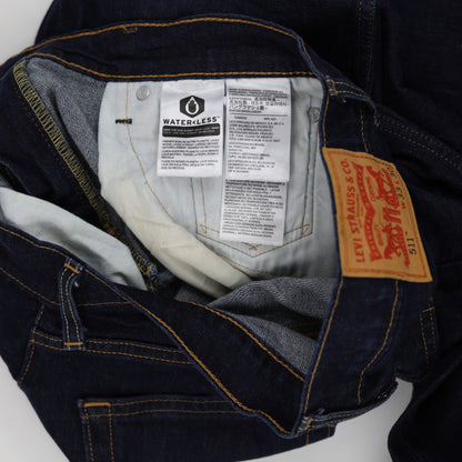 Levi's 511 Slim Fit Jeans Dark Blue W33 L30 99 Cotton 1 Elastane