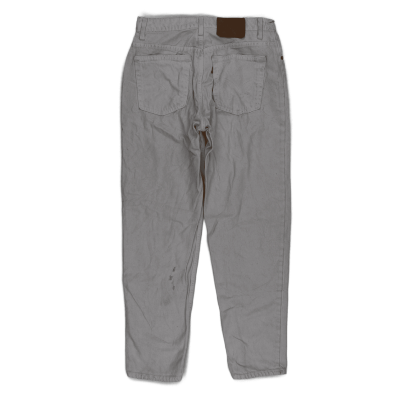 Levi's 550 Relaxed Fit Tapered Jeans White 33W 30L Cotton Vintage Men's Size 13 Medium