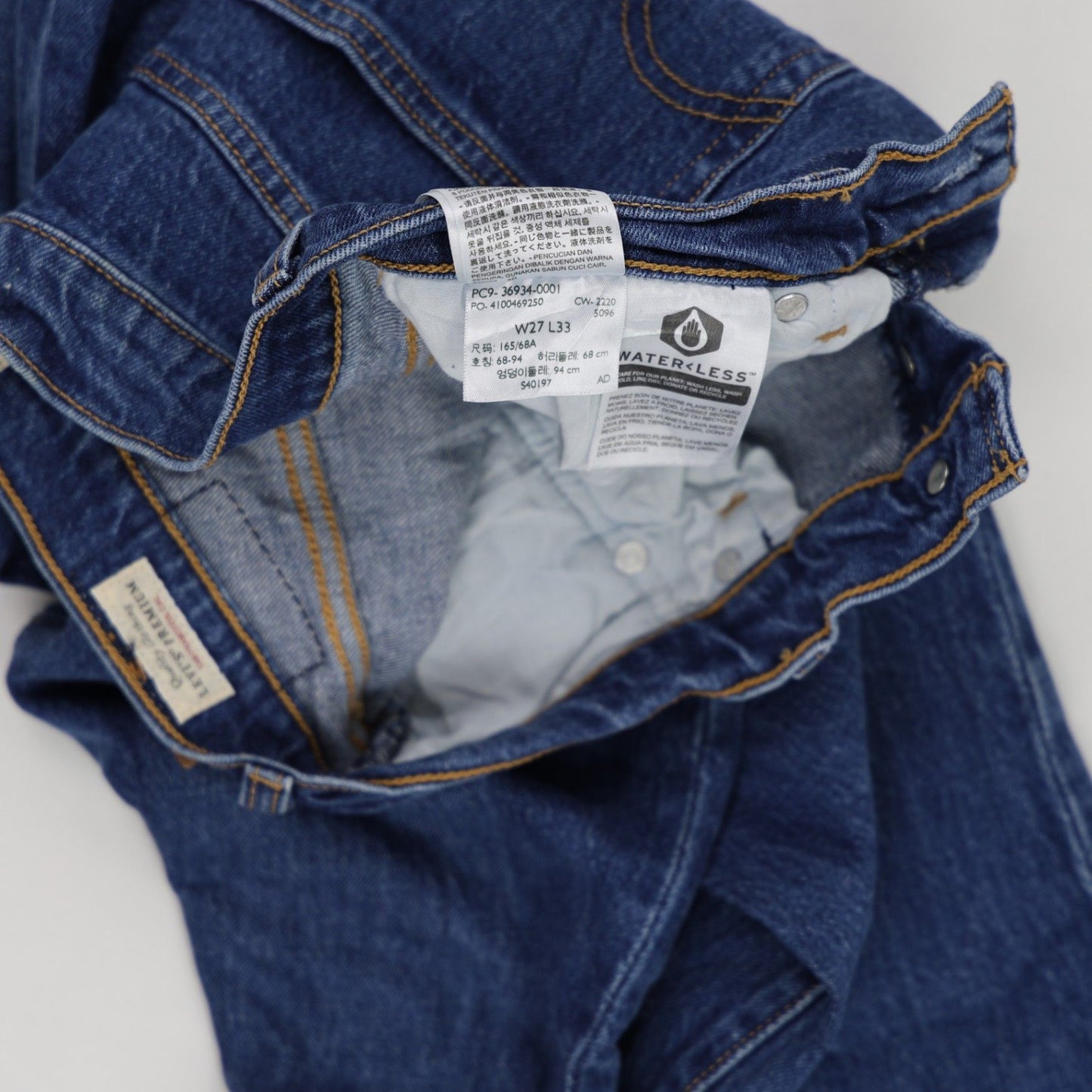 Levi's 527 Waterless Blue Cotton Bootcut Jeans W27 L33 Vintage