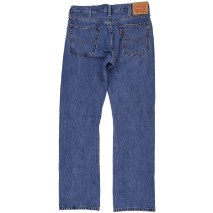 Levi's 517 Bootcut Jeans Blue W33 L34 100 Cotton Vintage Men's