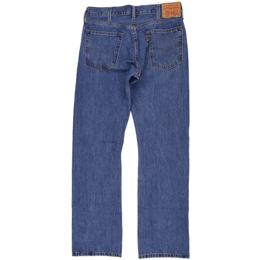 Levi's 517 Bootcut Jeans Blue W33 L34 100 Cotton Vintage Men's