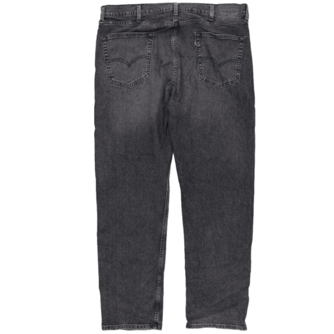 Levi's 505 Original Fit Men's Black Washed Jeans W38 L32 Cotton Denim Straight Fit